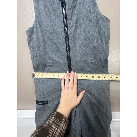 Obermeyer Gray Zip Up Snow Bibs Snow Pants Kids Size 8 - Picture 10 of 14
